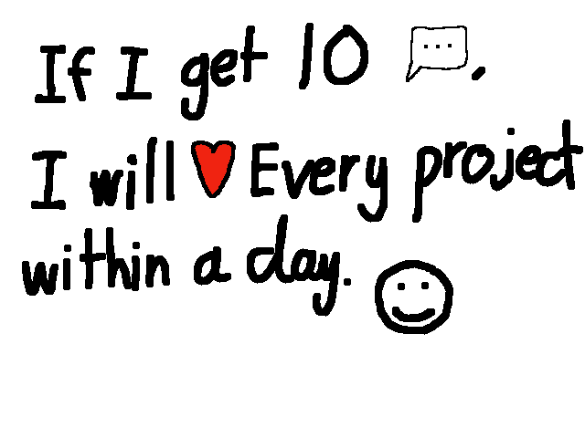 Liking every project