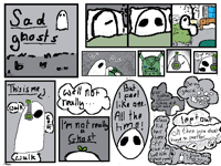 Sad ghosts