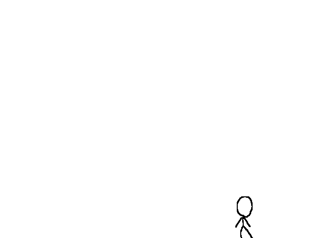 Laser stickman