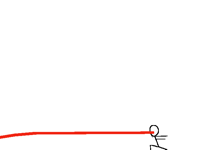Laser stickman