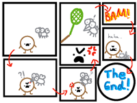 Annoying mosquito and Pancake