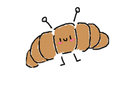 Li’l croissant my friend taught me how 2 draw it