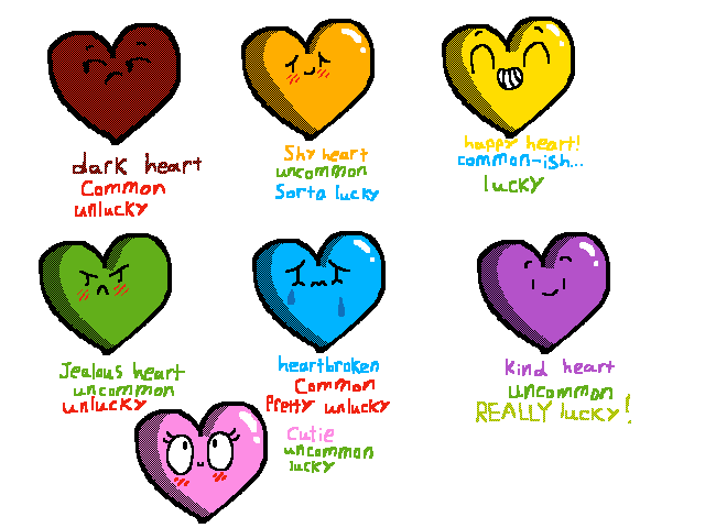 Lucky luv hearts!