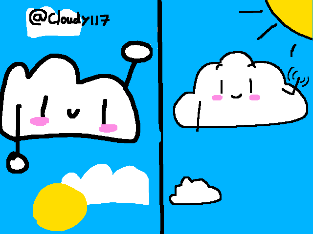 Draw cloudy in YOUR style!