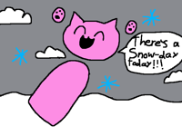 There’s a snow-day today!!!
