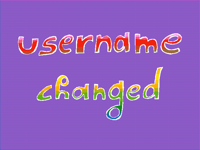 username changed
