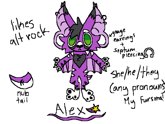 Anyone want to draw my fursona??