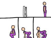 A quadrobist comic