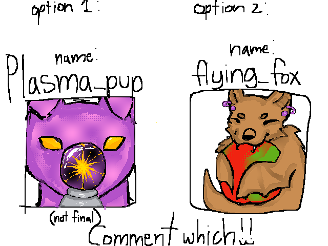 Profile update: plasma_pup or flying_fox?