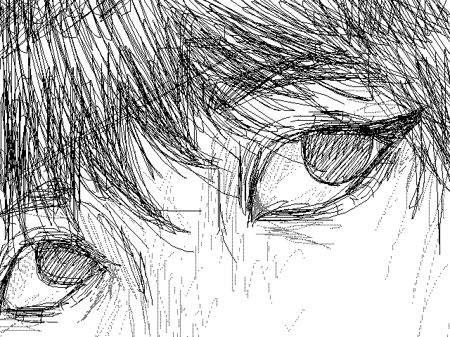 Girl close up sketch