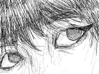 Girl close up sketch