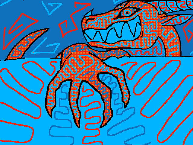 Red and blue dragon inspo from @saltbush