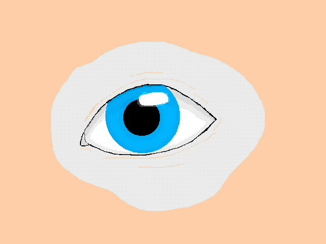 Eye sketch (I’m a traditional artist so it’s bad)