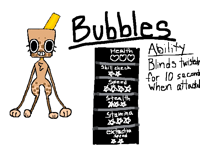 Bubbles, dandy’s world oc