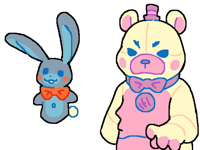 Bon and the big pink bear