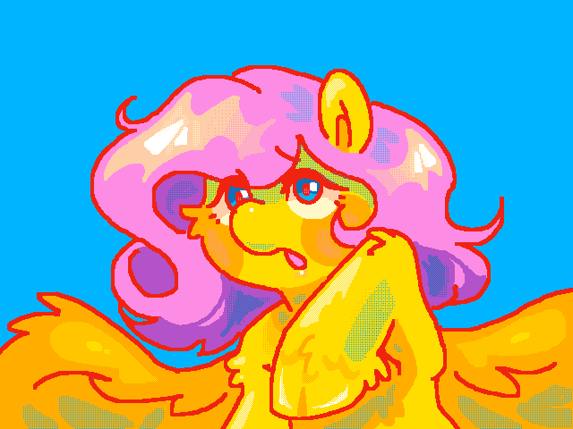 Flutter shy