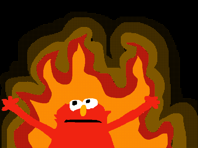 Elmo Fire Meme