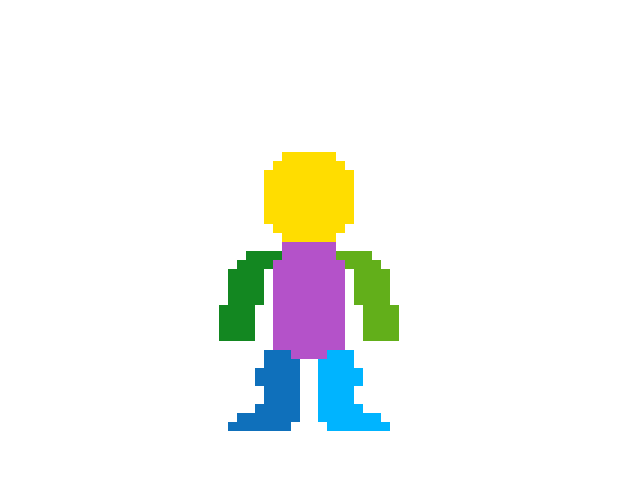 Jumping character model