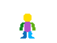 Jumping character model