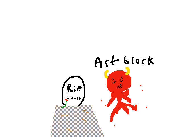 I have been defeated by art block