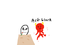 I have been defeated by art block