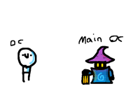 Just to let you know Hexer is my main oc