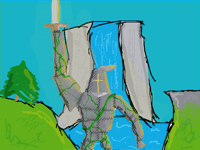 Knight statue