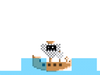 Pixel Pirate ship