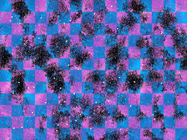 Both galaxy posts+Moving checkerboard illusion