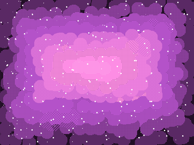 Purple space galaxy