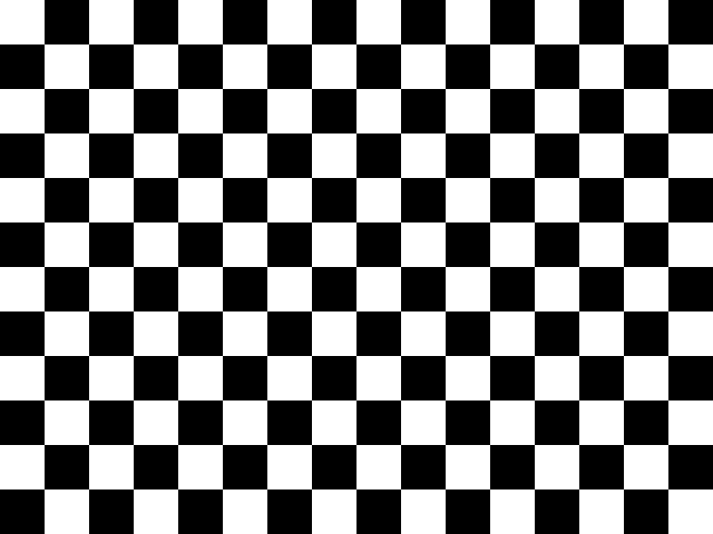Checker pattern illusion