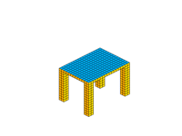 Isometric IKEA table