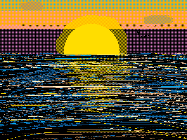 Ocean sunset