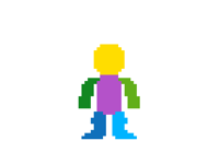 Spinning character model