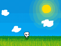 Falling Anvil (impact frame test) (flash warning)