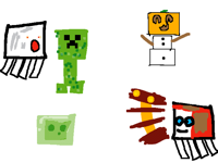 Random Minecraft sketches