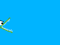 Crocodile chomping