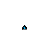 Spinning flat pyramid