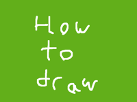 How to draw a little goober