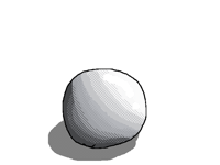 Shaded ball