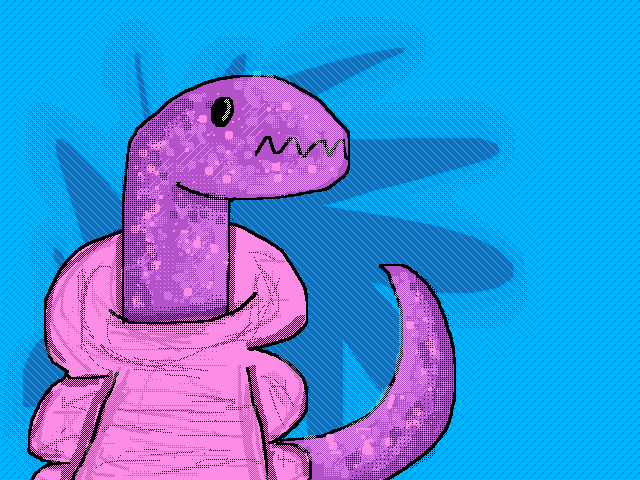 Kye the alien reptile