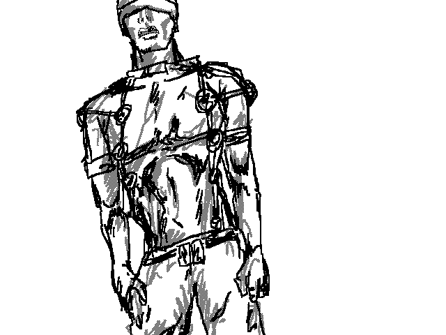 Man in weird clothes