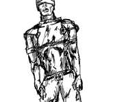 Man in weird clothes