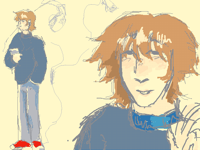 Stupid ugly dude I turned to colour for some reaso
