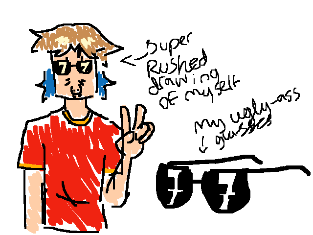 This was drawn as a reference for someone 🧐