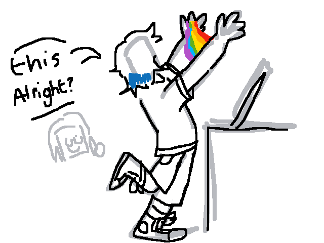 Preparing the library for pride as a student