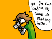 When my sister or anyone else comes into my room