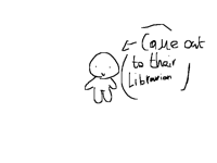MY LIBRARIAN SUPPORTS ME TEARS OF JOY HEHEHEHEHEHH