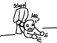 SCHOOL TODAY😭😭😭