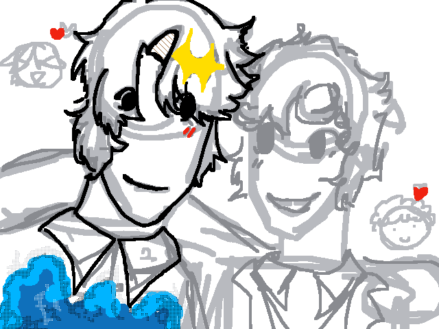 Er..a wip drawing (Heartstopper? Anyone?)